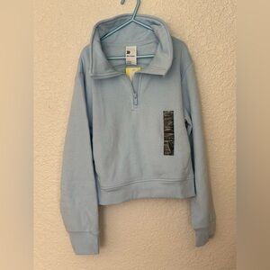 All in Motion Kids light blue quarter-zip pullover sweatshirt - L (10/12) - NWT